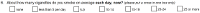 Preview of Recruitment questionnaire ('blue' version): Question 6