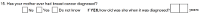 Preview of Recruitment questionnaire ('blue' version): Question 15