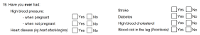 Preview of Recruitment questionnaire ('blue' version): Question 19
