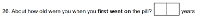 Preview of Recruitment questionnaire ('blue' version): Question 26