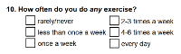 Preview of Recruitment questionnaire ('aqua' version): Question 10