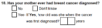 Preview of Recruitment questionnaire ('aqua' version): Question 18