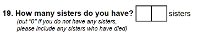 Preview of Recruitment questionnaire ('aqua' version): Question 19