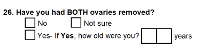 Preview of Recruitment questionnaire ('aqua' version): Question 26