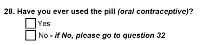 Preview of Recruitment questionnaire ('aqua' version): Question 28