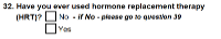 Preview of Recruitment questionnaire ('aqua' version): Question 32
