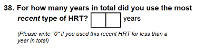 Preview of Recruitment questionnaire ('aqua' version): Question 38