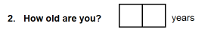Preview of Recruitment questionnaire ('other' version): Question 2