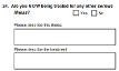 Preview of Recruitment questionnaire ('other' version): Question 24