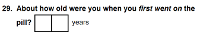 Preview of Recruitment questionnaire ('other' version): Question 29